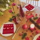 thumbnail image 5 of Servilletas navideñas rojas, 80 unidades de servilletas navideñas con diseño de copos de nieve de reno, decoración de mesa navideña, papel de invierno, servilletas de papel desechables de 2 capas para, 5 of 5