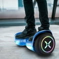 Hover1 Rocket Hoverboard with LED Headlights, 7 MPH Max Speed, Blue