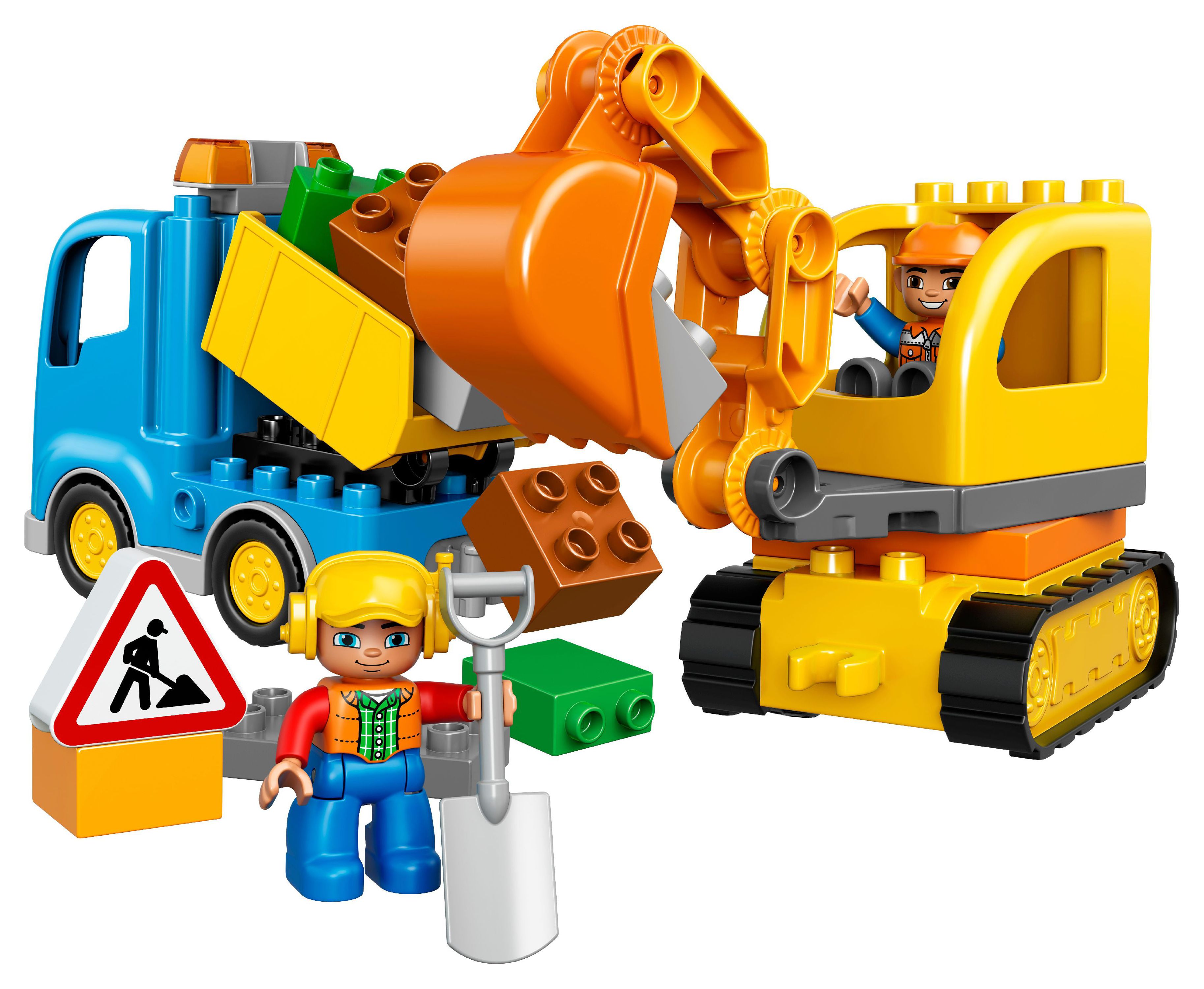 LEGO DUPLO Town Truck & Tracked Excavator 10812 (26 Pieces) - image 3 of 8