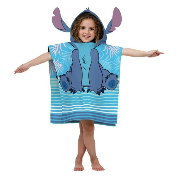 Disney by Disney Youth Hooded Poncho Stitch Boy's Apparel