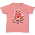 thumbnail image 3 of Inktastic My Granny Loves Me Bear and Hearts Boys or Girls Toddler T-Shirt, 3 of 5