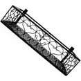 thumbnail image 1 of SEWACC Planter Racks Balcony Hanging Rack Black Metal Rectangular Storage for Homeowners 1Pack, 1 of 7