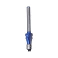 thumbnail image 3 of Flush Trim Bit, Wear  Double Bearing Flush Trim Bit 1/4xR1.5 High Strength Incisive Cutting With Blue Coating For Woodworking, 3 of 8