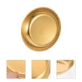 thumbnail image 2 of Assiette Ronde en Acier Inoxydable Plat Vintage Assiette en Métal Assiette de Camping, 2 of 8