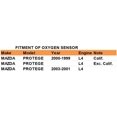 thumbnail image 2 of Ywim 4 Wire Downstream Rear O2 Oxygen Sensor Replacement for Mazda 2003 2002 2001 2000 1999 Protege Exc. Calif. 1.6L,Replaces#234-4751 75-2406 ES20120 SG1062, 2 of 8