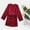 Wine, variant on Gift TIMIFIS Pinks Silk Robes for Women Plus Size Bride Bridesmaid Party Satin Bathrobe V Neck Sleepwear Loungewear Dressing Gowns with 3/4 Sleeve - Spring/Summer