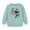 Light Green, variant on Utlike Boys Sweatshirt Kids Unisex Cartoon Animals Dinosaur Printed Round Neck Long Sleeved Pullover Loose Top For Kids Size 12 Months-24 Months