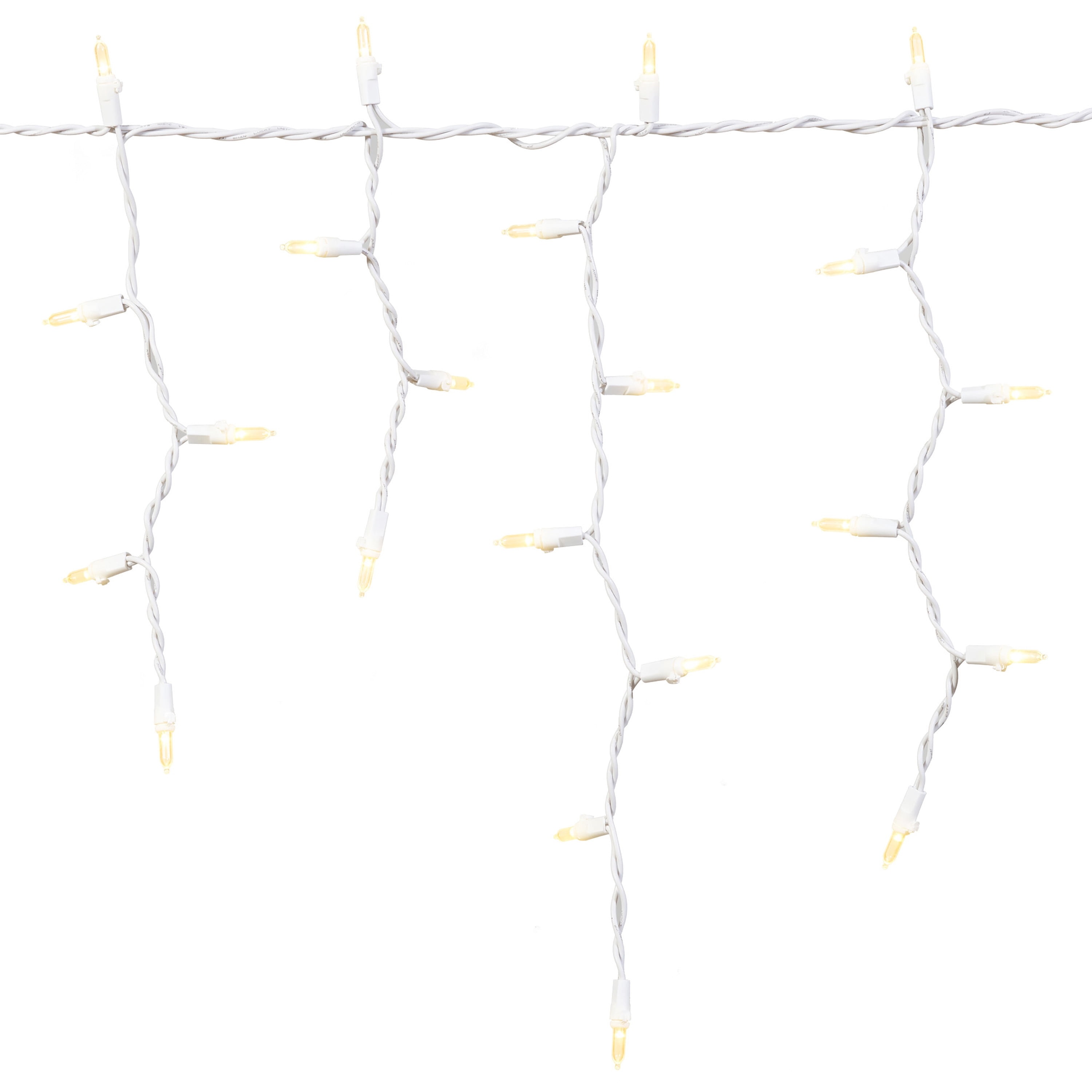 Holiday Time 300-Count LED Icicle Lights, Warm White, 18 Feet photo 3