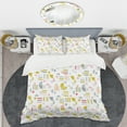 thumbnail image 2 of Designart 'Retro Abstract Design XVI' Mid-Century Modern Duvet Cover Set, 2 of 4