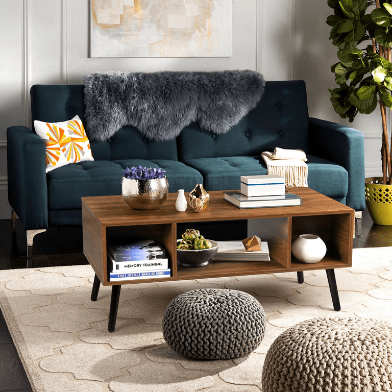 Walnut retro coffee table deals