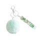 thumbnail image 1 of Minnieouse Llavero anillo bola de peluche hebilla colgante llavero portátil soporte cartera bolso decoración llavero colgante para niñas Ropa, zapatos y accesorios Miscelánea Verde Minnieouse AP014384-02, 1 of 6