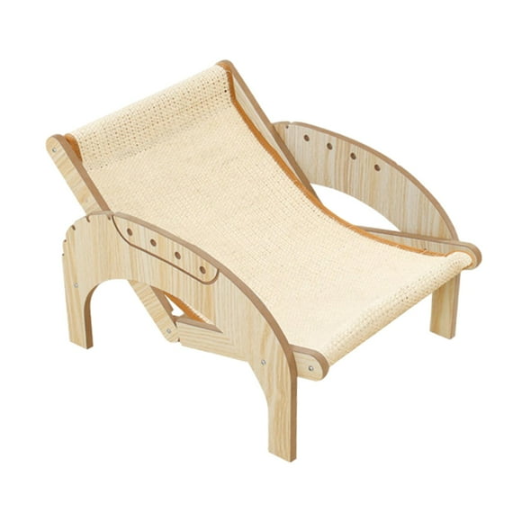 Bunblic Cat Hammock Bed Cat Lounge Chair Comfortable Bearing 17lbs Cats Elevated Bed Pet Cradle Bed for Pet Rabbit Puppy Small Animal