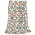 thumbnail image 2 of Balery Paisley Floral 5 Manta de Felpa Suave y Acogedora – Cobija de Franela Aterciopelada para Cama, Lavable y Cálida para Sofá, Mascotas, Transpirable-40"x30", 2 of 7