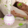 thumbnail image 4 of Humidificador USB de niebla fría | Mini difusor de aire portátil con tanque de agua de 130 ml | Funcionamiento silencioso | Luz nocturna LED colorida | Para casa, coche, oficina, dormitorio, viaje, 4 of 8
