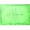 thumbnail image 1 of Ahgly Company Indoor Rectangle Persian Green Traditional Area Rugs, 2' x 4', 1 of 1