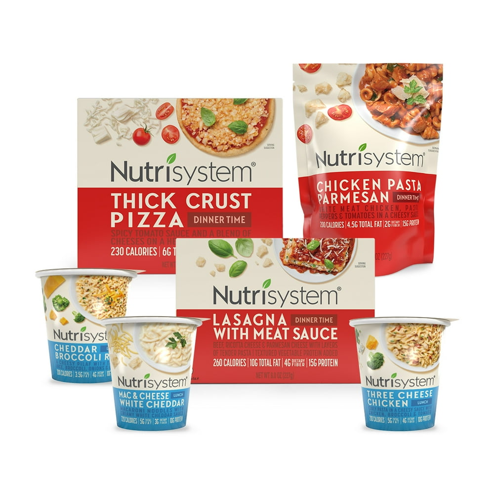 Nutrisystem Cheese Lovers Lunch & Dinner Pack, 12 Count