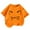 Orange, variant on Utoimkio Little Boy Girls Summer Short Sleeve T Shirts Kids Basic Tees Cute Print Crewneck Tops 2-14 Years