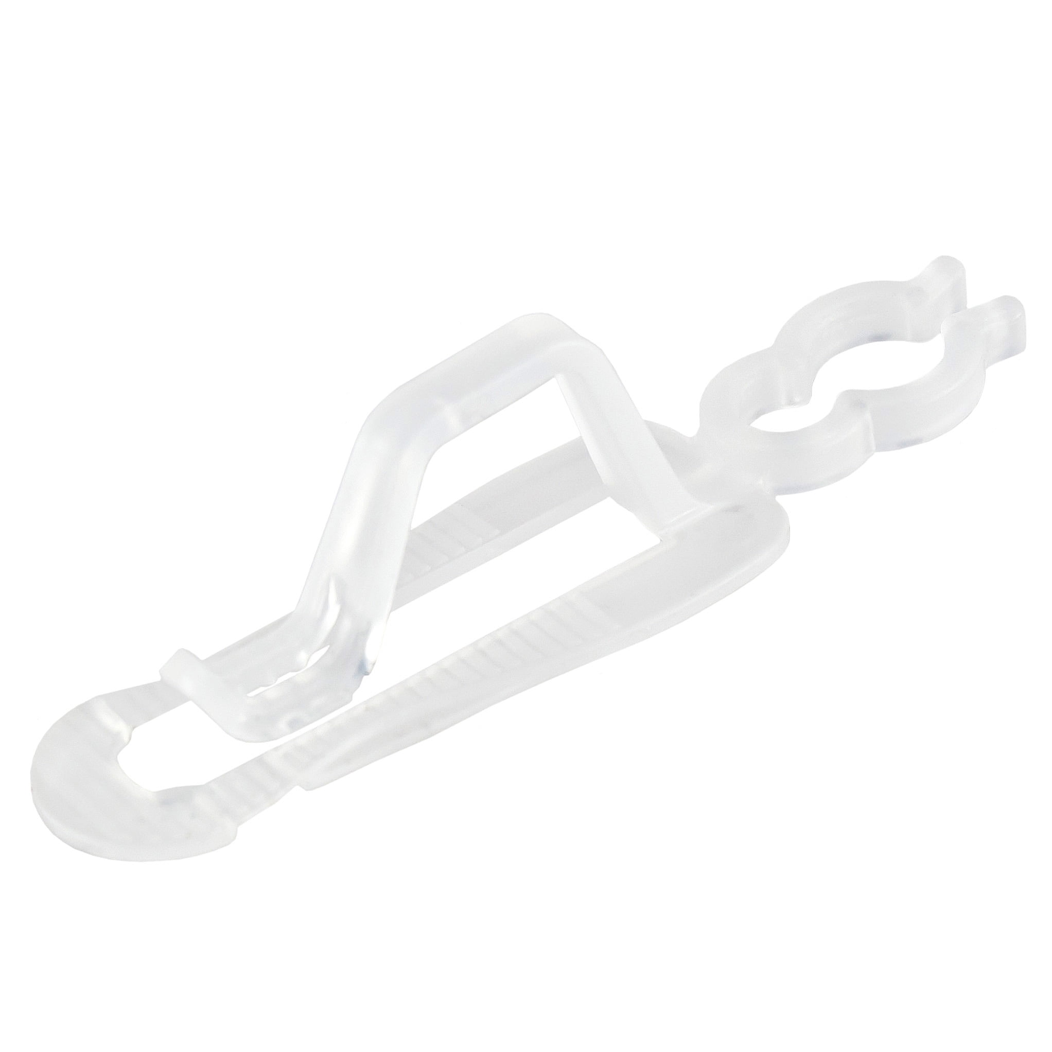 Christmas light Clips White Plastic 50 count Holiday Style New gutter or shingle 