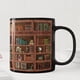 thumbnail image 3 of Naiovety Taza de café de cerámica con idea única de regalo de estantería Taza duradera de cerámica con mango en C elegante Teteras, 3 of 6