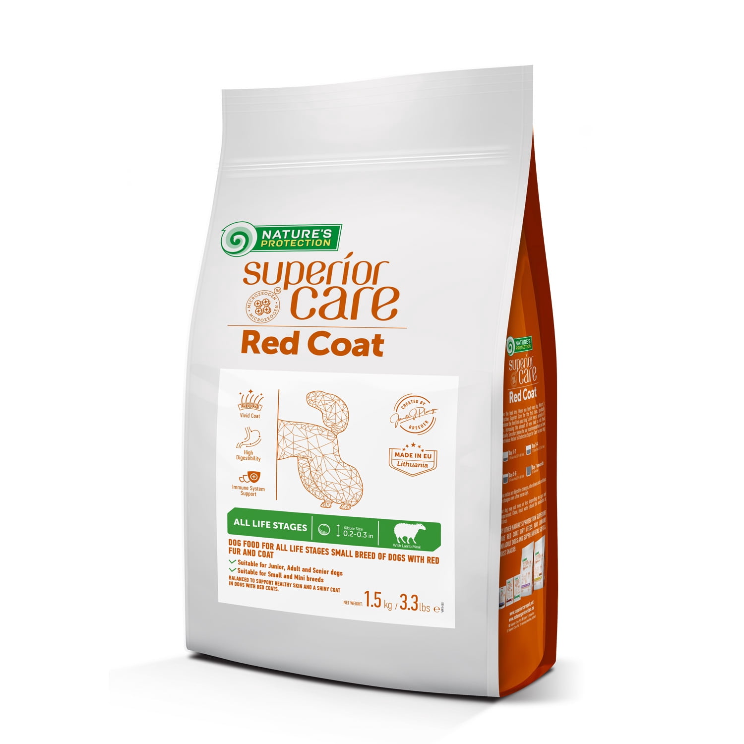 Nature's Protection Superior Care Dry Dog Food, Adult Small White