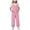Pink, variant on Zanarzt Girls One Piece Jumpsuit Girls Jumpsuit Kids Fashion Sleeveless Wide Leg Romper One Piece Summer Outfits Grey,7-8 Years