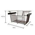 thumbnail image 3 of Rev-A-Shelf Sidelines Panier de Rangement CBSL-181410BZ-3 18", Bronze, 3 of 7