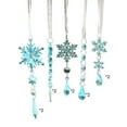 thumbnail image 2 of Japceit Hollow Christmas Ice Ornaments, Transparent Icicle Style Hanging Pendants, 10-Piece Reflective Decor for Tree, Window, Display, 2 of 6
