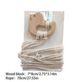 thumbnail image 3 of DefiDgd Wooden Banner Hangers for Garden Display Sturdy,Multi-use Adjustable Poles for Hanging Flags and Banners Elegant Design for Outdoor Indoor Home Decor(C), 3 of 6
