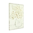 thumbnail image 4 of Creative Co-Op Embossed Metal Wall Art with Flowers in Vase, Distressed White, 4 of 7
