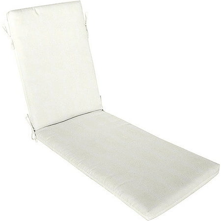 Solid Off White Chaise Lounge Cushion