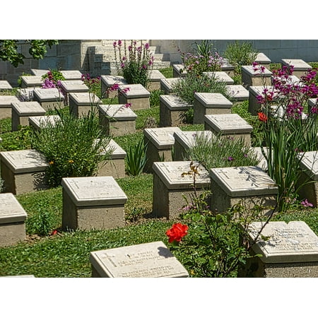 Monument Headstone - LAMINATED POSTER Cemetery Graves War Memorial Headstones Monuments Poster Print 24 x 36