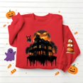 thumbnail image 5 of Hvogkswy Halloween Sweatshirt for Women Printed 2026 Long Sleeve Crewneck Sweatshirts Oversized Fall Winter Casual Pullover Tops, 5 of 5