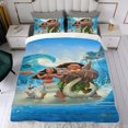 thumbnail image 4 of moana Themed Bed Sheet Set Three Piece Set 53x79 In ches Comfortable And Skin Friendly Unique Design Creating A Star Studded Night Home Decor Gifts For Family Friends fans, 4 of 6