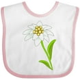 thumbnail image 3 of Inktastic Edelweiss- Flower Boys or Girls Baby Bib, 3 of 4
