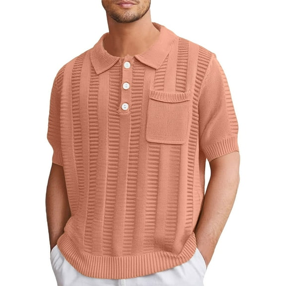 Afdoent Men's Polo Shirts Male Leisure Shirt Short Sleeve V Neck Hollow Breathable Polo Shirt Summer Male Top Casual Bussiness