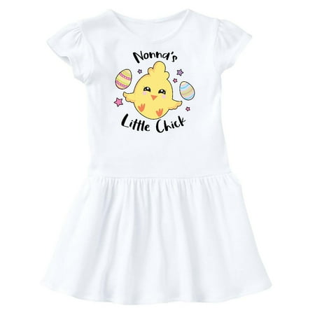 

Inktastic Happy Easter Nonna s Little Chick Gift Toddler Girl Dress