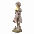 thumbnail image 3 of Hi-Line Gift Ltd. Girl Holding Bubble Lighted Garden Statue Solar Powered LEDs, 3 of 4