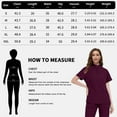 thumbnail image 6 of VIAOLI Scrubs for Women Set – Quarter-Zip Top & Slim Straight Scrub Pants, Stretchy Medical Uniform, 10 colors, 6 of 7