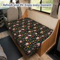 thumbnail image 4 of Psesaysky Stretch RV Jackknife Sofa Slipcovers Suitable for Camper Motorhome RV Folding Sofa Bed, Christmas Santa Pattern Fit for Camper RV Sofa, 4 of 7