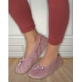 thumbnail image 4 of Roxoni Women's Terry Classic Cotton & Velour Ballerina Slippers Pack of 2, 4 of 5