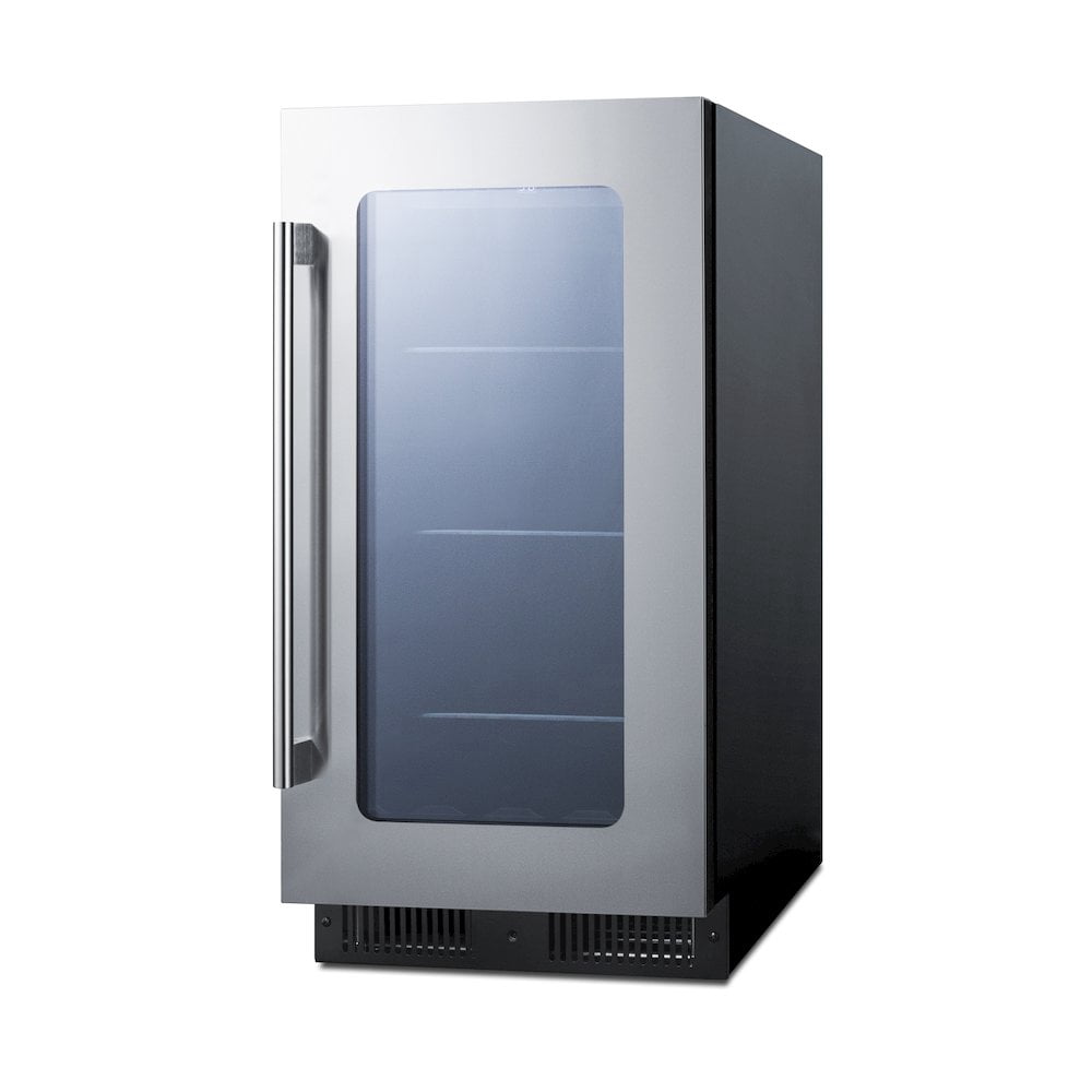 Summit Cl181wbv 18 Inches Wide 2.9 Cu. Ft. Built-In Or Free Standing Wine And Beverage Cooler -
