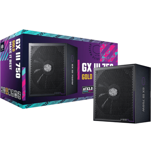 Fuente de Poder 750W Cooler Master MPX-7503-AFAG-BUS ATX Modular Eficiencia 90%