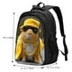 thumbnail image 5 of Fotbe Heavy Metal Style Guinea Pig Mochila con Estampado y Puerto USB para Hombre y Mujer, Mochila Antirrobo, Mochila de Viaje, Mochila Escolar, Mochila Universitaria, 5 of 7