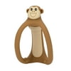 Nuby Loopals Silicone Teether, Brown Monkey