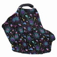 thumbnail image 4 of Renewold Halloween Bat Spider Web Mushroom Baby Car Seat Covers Carseat Canopy for Boys Girls, Multi Use Nursing Breastfeeding Covers, Nursing Scarf, 4 of 7