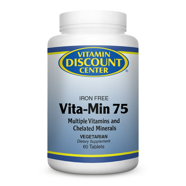 Iron Free VITA MIN 75 Multivitamin by Vitamin Discount 