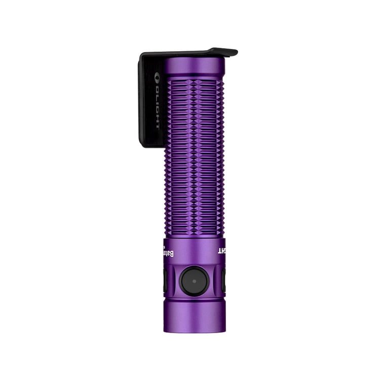 Olight Baton 3 Pro Max Purple EDC Flashlight, Cool White, 2500