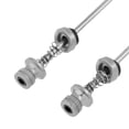 thumbnail image 3 of 2pcs Bike Cycling Wheel Hub Skewers Axle Durable Colour 5 Finish in a Wide Color Range - Titanium, 3 of 9