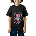 thumbnail image 4 of WISHTIME Kids' T-Shirt Dot Happy Dot Day 2024 Funny Colorful Polka Short Sleeve Size XS-XL Black, 4 of 7