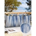 thumbnail image 3 of Outdoor Waterproof Throw Pillow Covers Set of 2 Blue Grey Decorative Pillowcases Lumbar Outdoor Pillows Cushion Case 20x12 Inch Abstract Art Texture Patio Pillows for Couch Sofa Bed Garden, 3 of 9